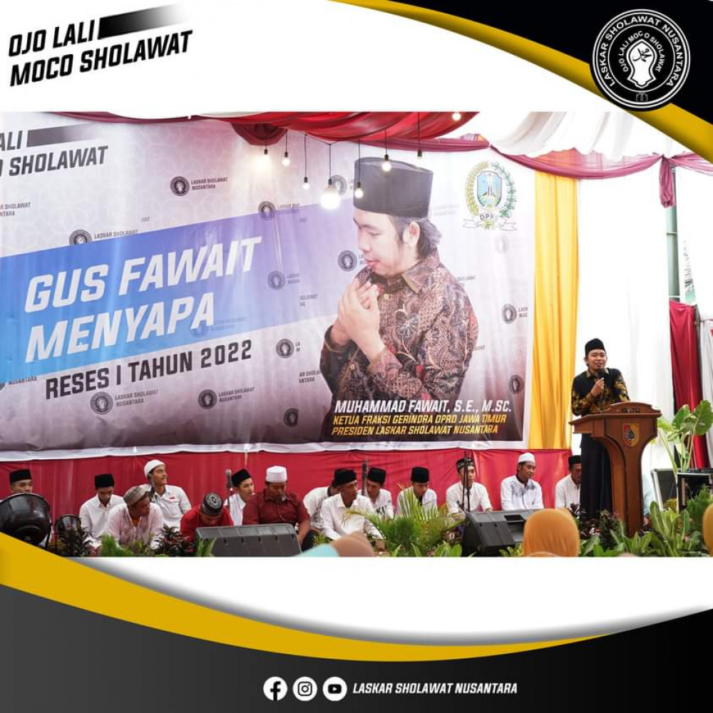 Konsiten Bantu Emak Emak Gus Fawaid Terus Kembangkan Serikat Pengusaha Laskar Sholawat Nusantara Emak Emak